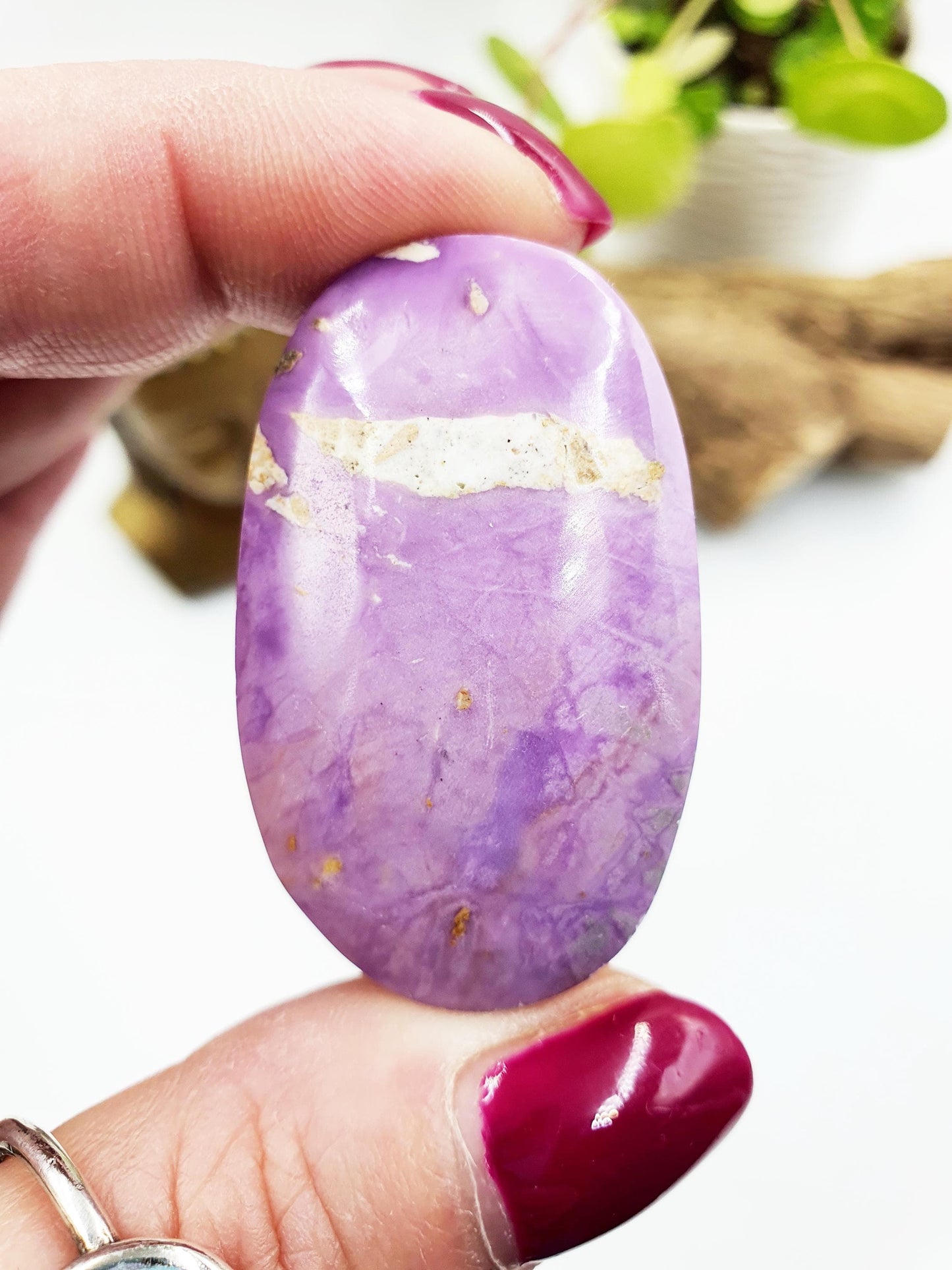 Little Phosphosiderite Palm Stone - Rare Calming & Spiritual Healing Crystal, 30g