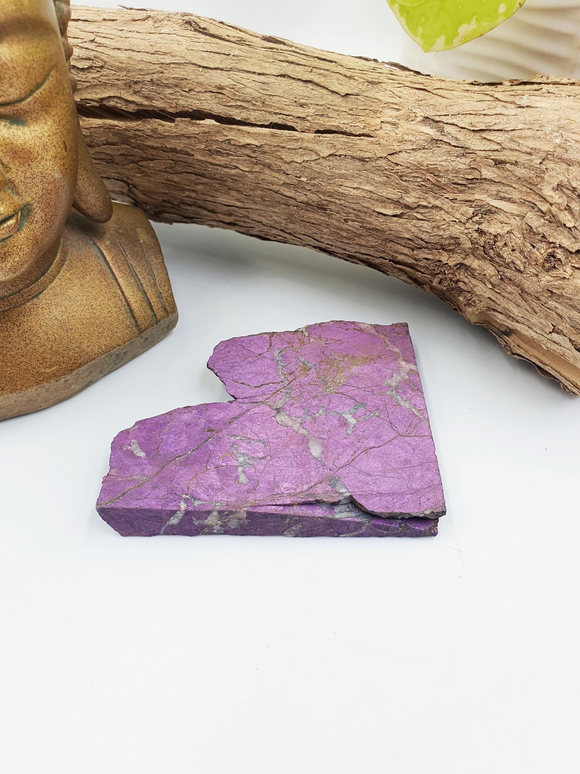 Purpurite Slab - Spiritual Awakening & Intuition Crystal Slice, 170g