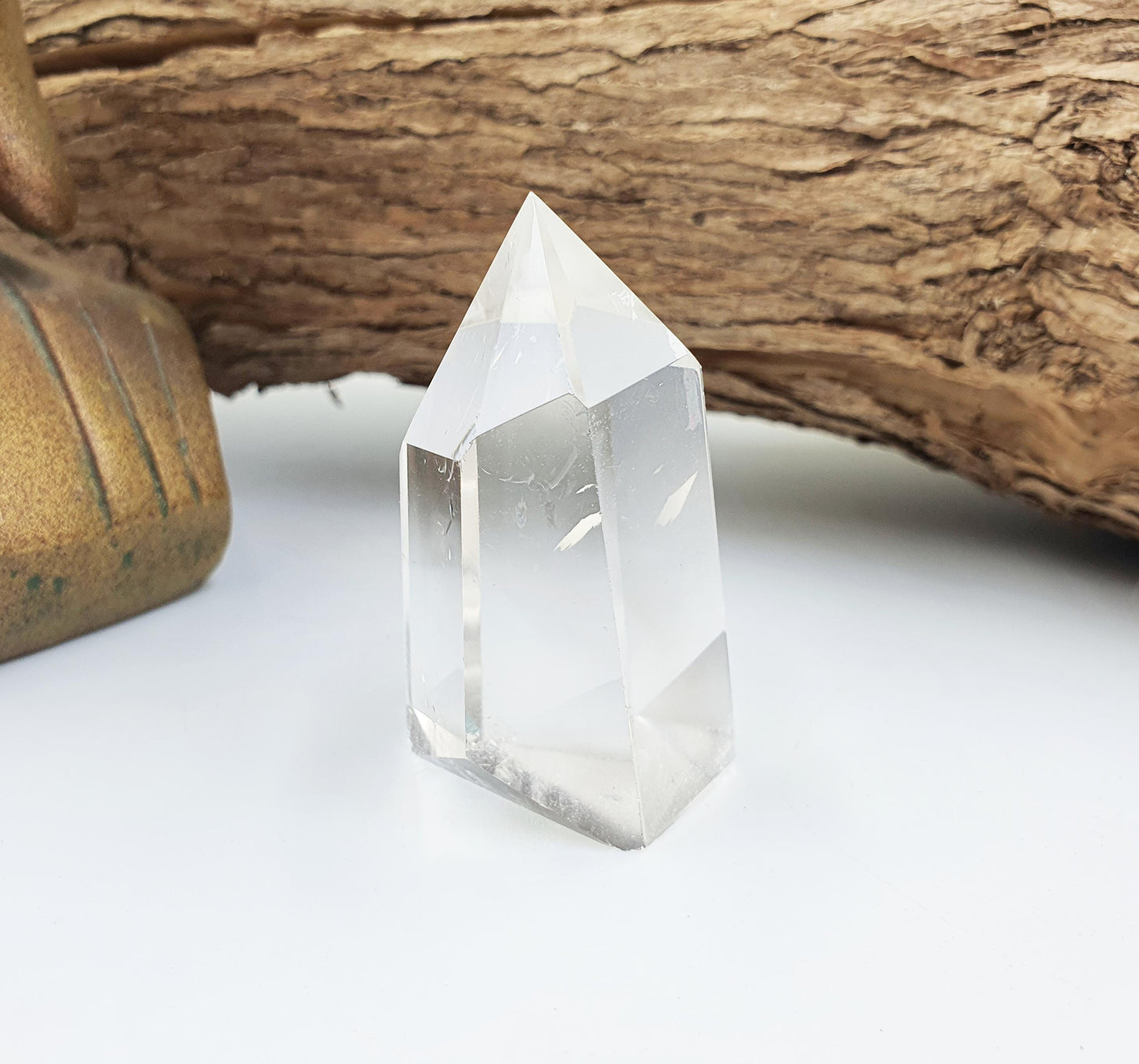 Little Clear Quartz Tower: Energy Amplifying Healing Crystal Point - 50g