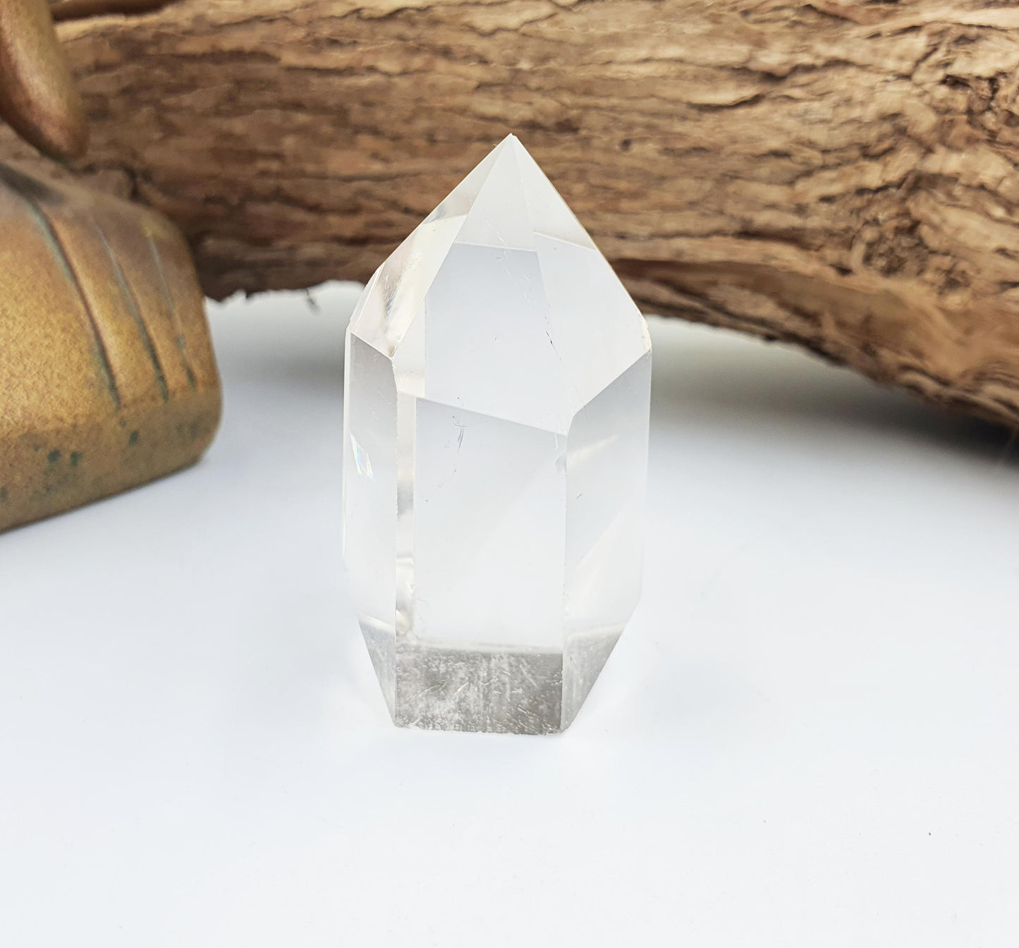 Little Clear Quartz Tower: Energy Amplifying Healing Crystal Point - 50g
