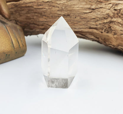 Little Clear Quartz Tower: Energy Amplifying Healing Crystal Point - 50g