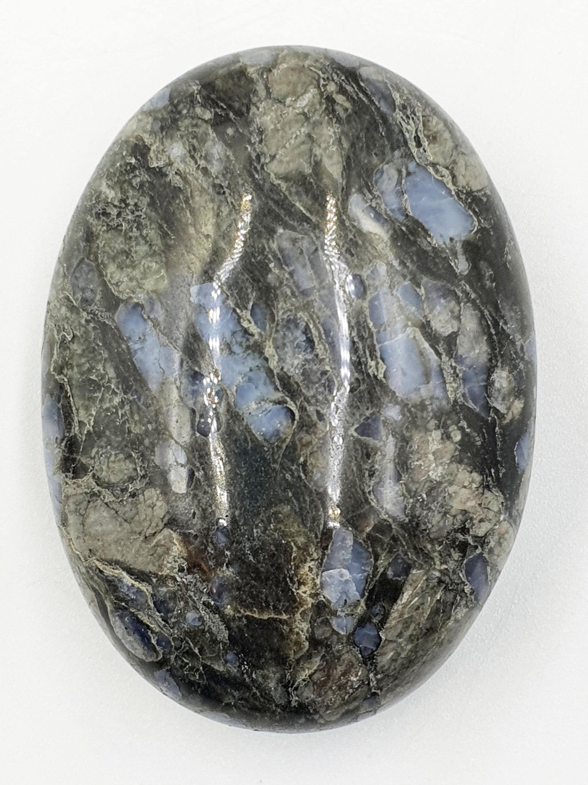 Que Sera (Llanite) Palm Stone - Uplifting & High Vibration Healing Crystal - 100g