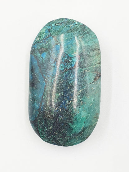 Phoenix Turquoise Palm Stone: Reiki and Meditation Crystal, 50g