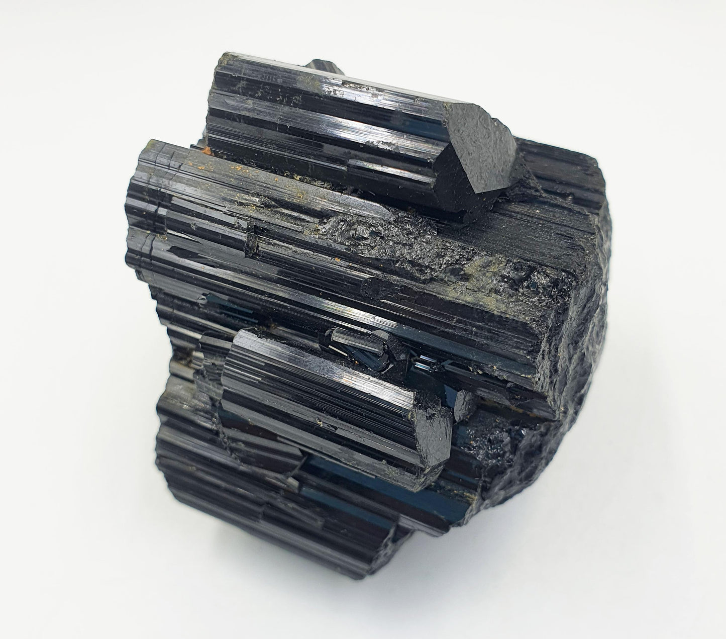 Flashy Raw Zambian Black Tourmaline Specimen - Natural Protection and Grounding Crystal - 190g