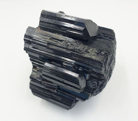 Flashy Raw Zambian Black Tourmaline Specimen - Natural Protection and Grounding Crystal - 190g