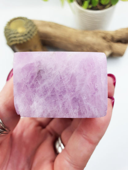 Kunzite Crystal Tower - Heart Chakra & Emotional Healing Crystal - 345g