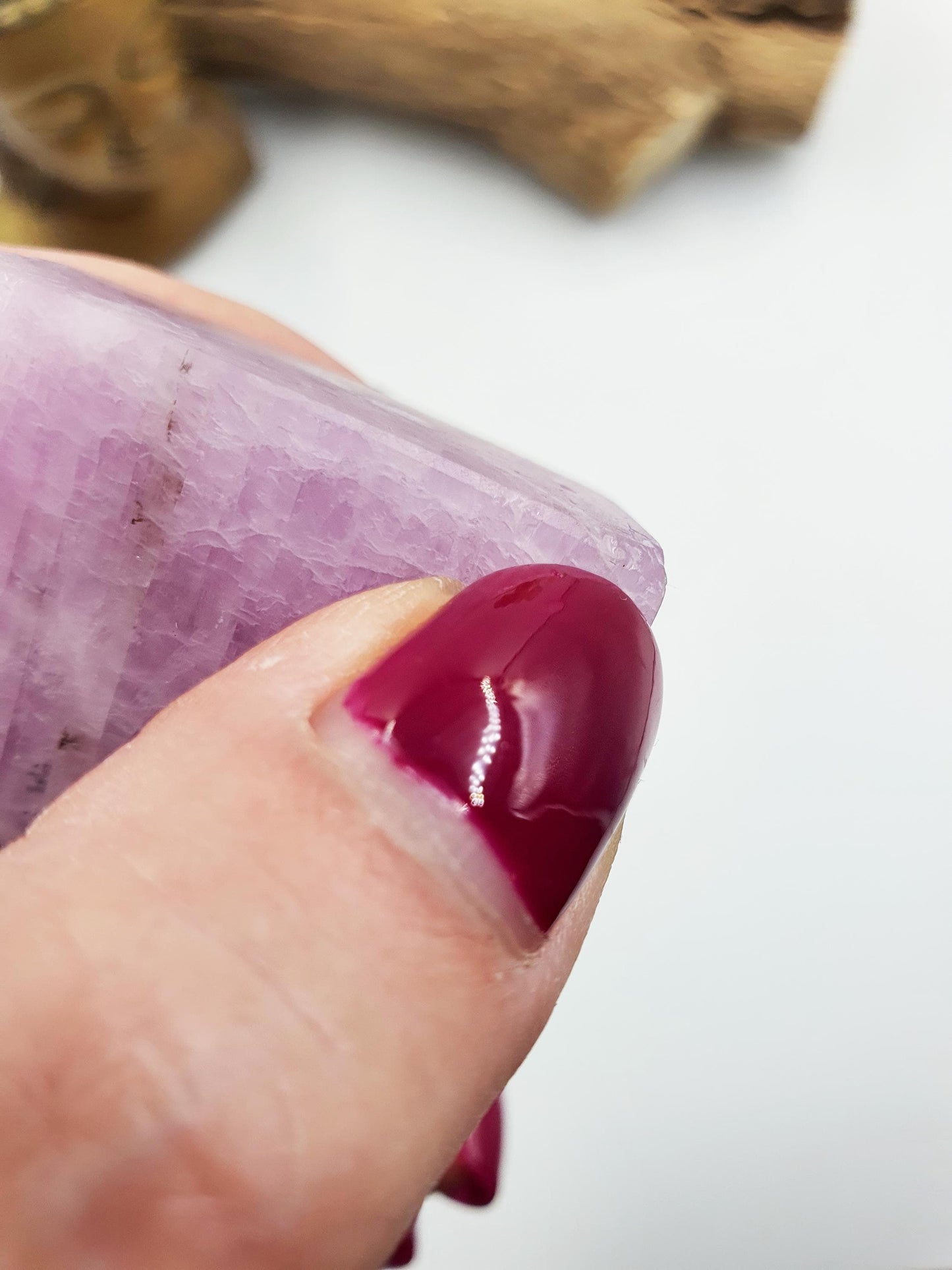 Kunzite Crystal Tower - Heart Chakra & Emotional Healing Crystal - 345g