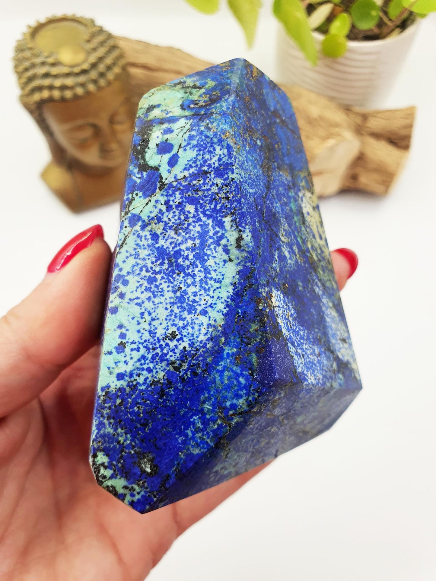 Azurite Freeform - Intuition & Spiritual Insight Third Eye Chakra Healing Crystal, 600g
