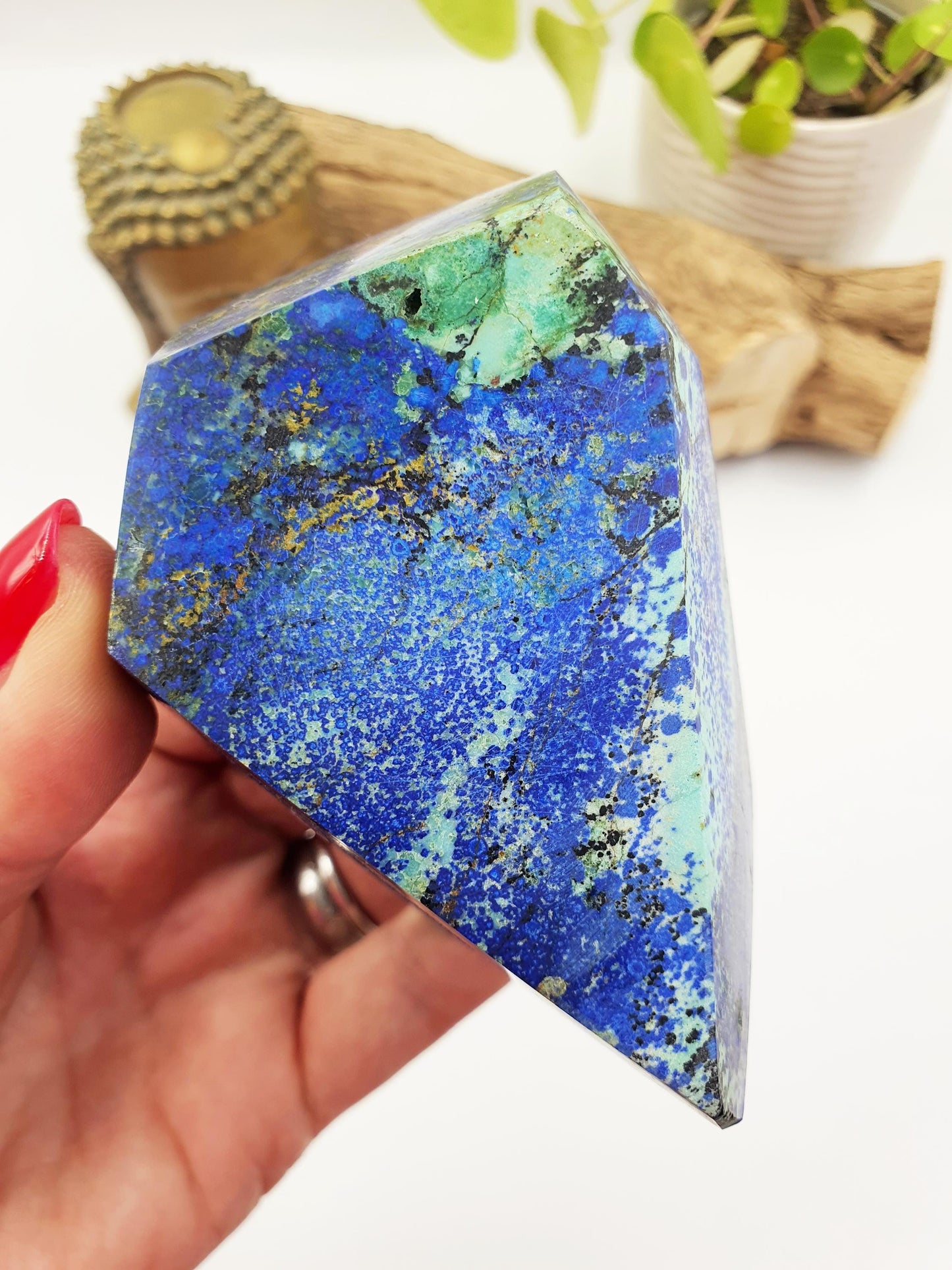 Azurite Freeform - Intuition & Spiritual Insight Third Eye Chakra Healing Crystal, 600g