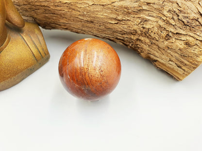 Rare Sunstone and Cordierite (Also known as Iolite) Sphere – Joy, Intuition & Inner Strength Healing Crystal Ball, 47mm
