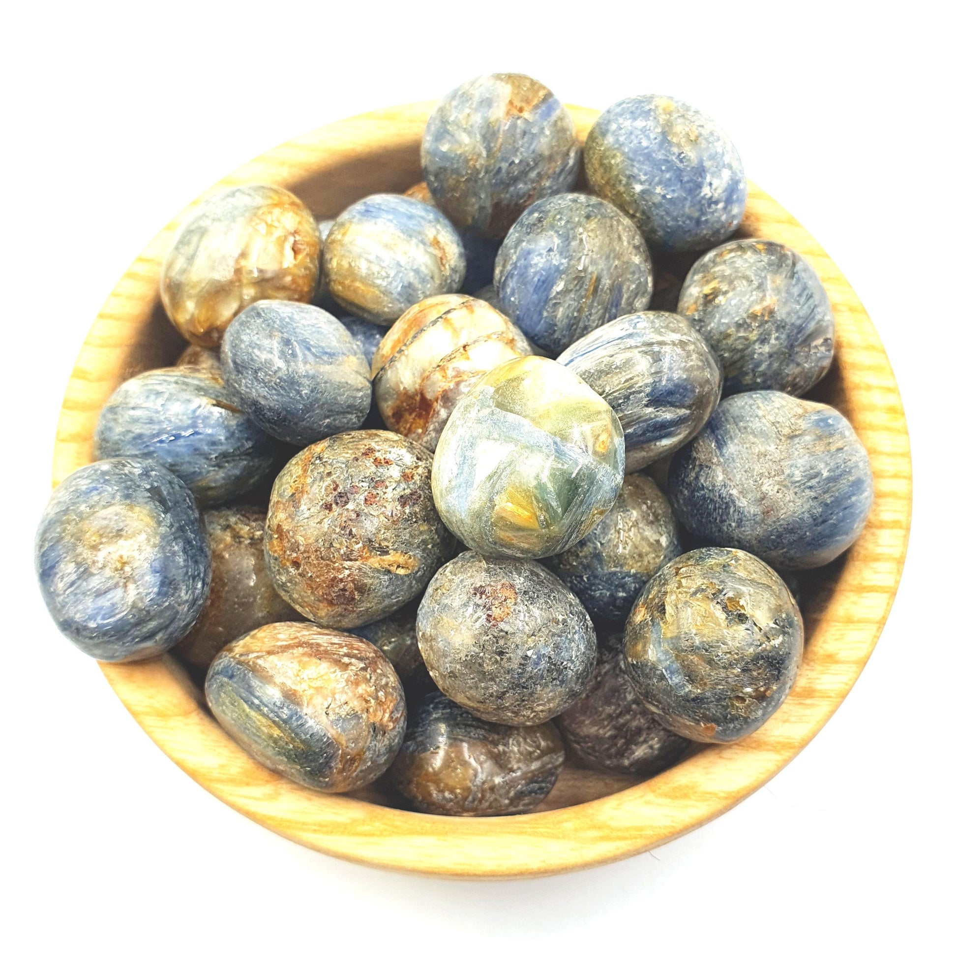 Kyanite Tumble Stones – Alignment, Balance & Calm Communication Healing Crystal, approx 2cm