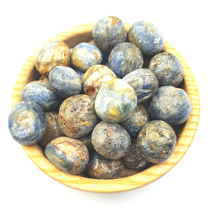 Kyanite Tumble Stones – Alignment, Balance & Calm Communication Healing Crystal, approx 2cm