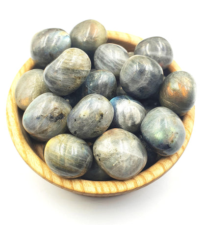 Labradorite Tumble Stones – Intuition, Protection & Transformation Healing Crystals, approx 2-3cm