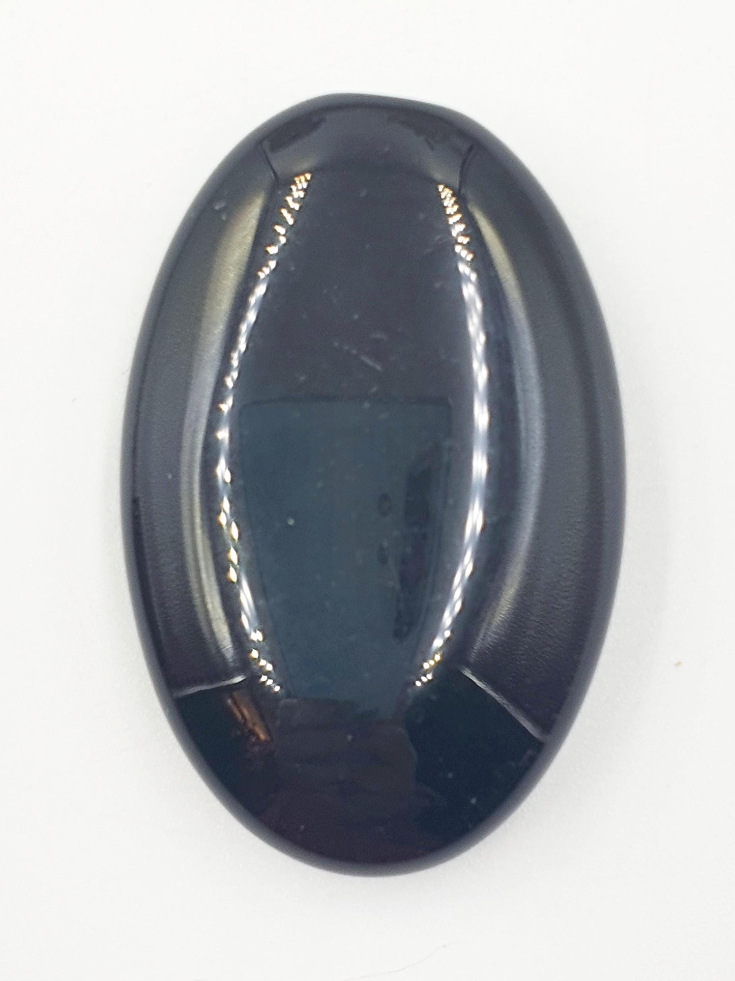 Black Obsidian Palm Stone - Protection & Grounding Healing Crystal - 40g