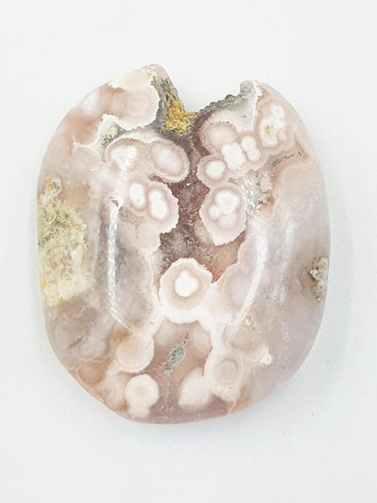 Little Pink Amethyst Palm Stone - Love, Calm & Emotional Healing Crystal, 25g