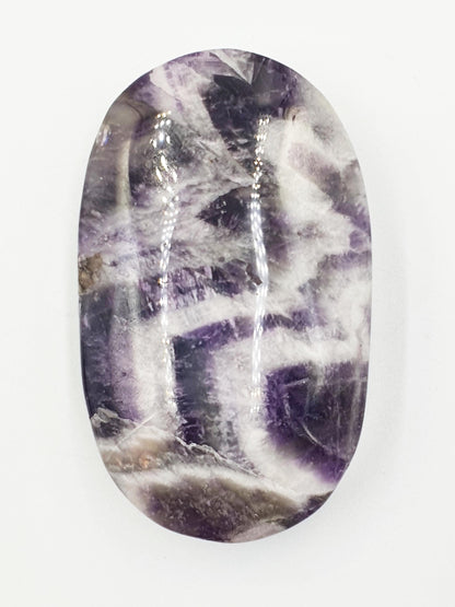 Dream Amethyst Palm Stone - Intuition & Spiritual Protection Crystal, 95g
