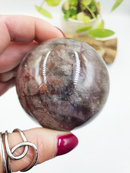 Auralite-23 Sphere - Ancient Wisdom, Intuition & Spiritual Awakening Healing Crystal Ball, 64mm
