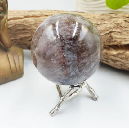 Auralite-23 Sphere - Ancient Wisdom, Intuition & Spiritual Awakening Healing Crystal Ball, 64mm