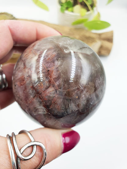 Auralite-23 Sphere - Ancient Wisdom, Intuition & Spiritual Awakening Healing Crystal Ball, 64mm