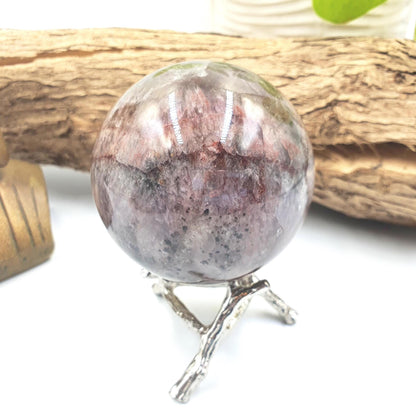 Auralite-23 Sphere - Ancient Wisdom, Intuition & Spiritual Awakening Healing Crystal Ball, 64mm
