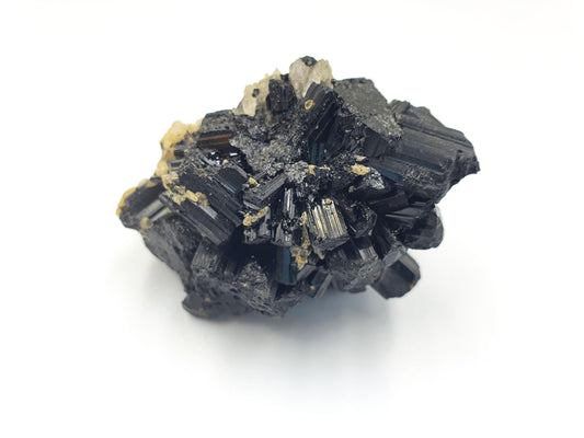 Flashy Raw Zambian Tourmaline Cluster Specimen - Natural Protection and Grounding Crystal - 90g