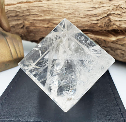 Clear Quartz Heptahedron (Cube) – Clarity, Energy Amplification & Manifestation Sacred Geometry Crystal, 185g