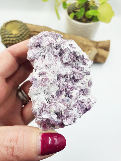 Raw Sparkly Purple Mica Specimen – Calm, Intuition & Emotional Balance Natural Crystal Chunk - 280g