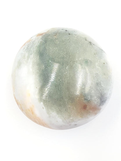 Large Ocean Jasper Palm - Joy & Renewal Healing Crystal - 145g