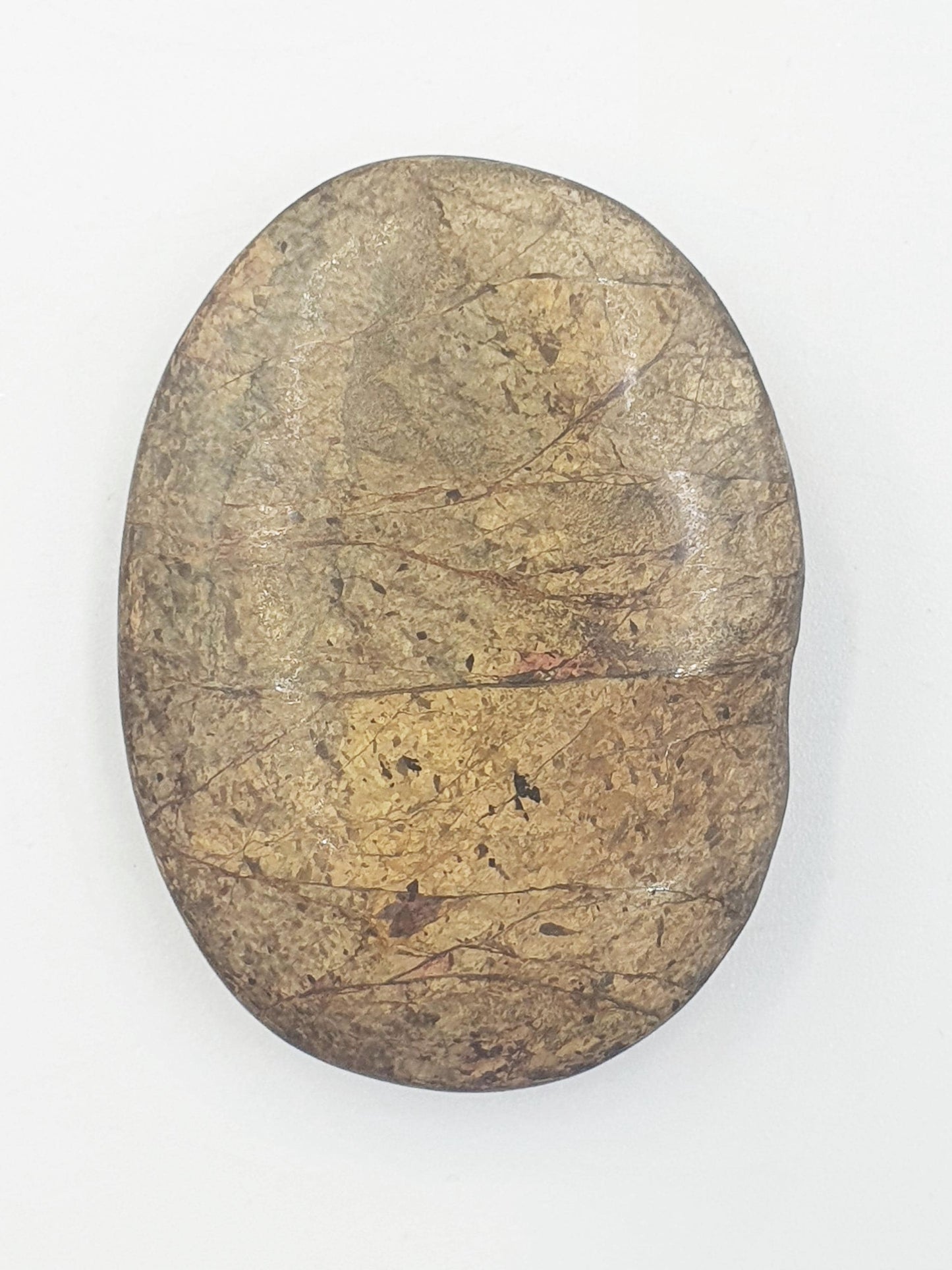 Bronzite Palm Stone - Protection & Grounding Crystal, 45g