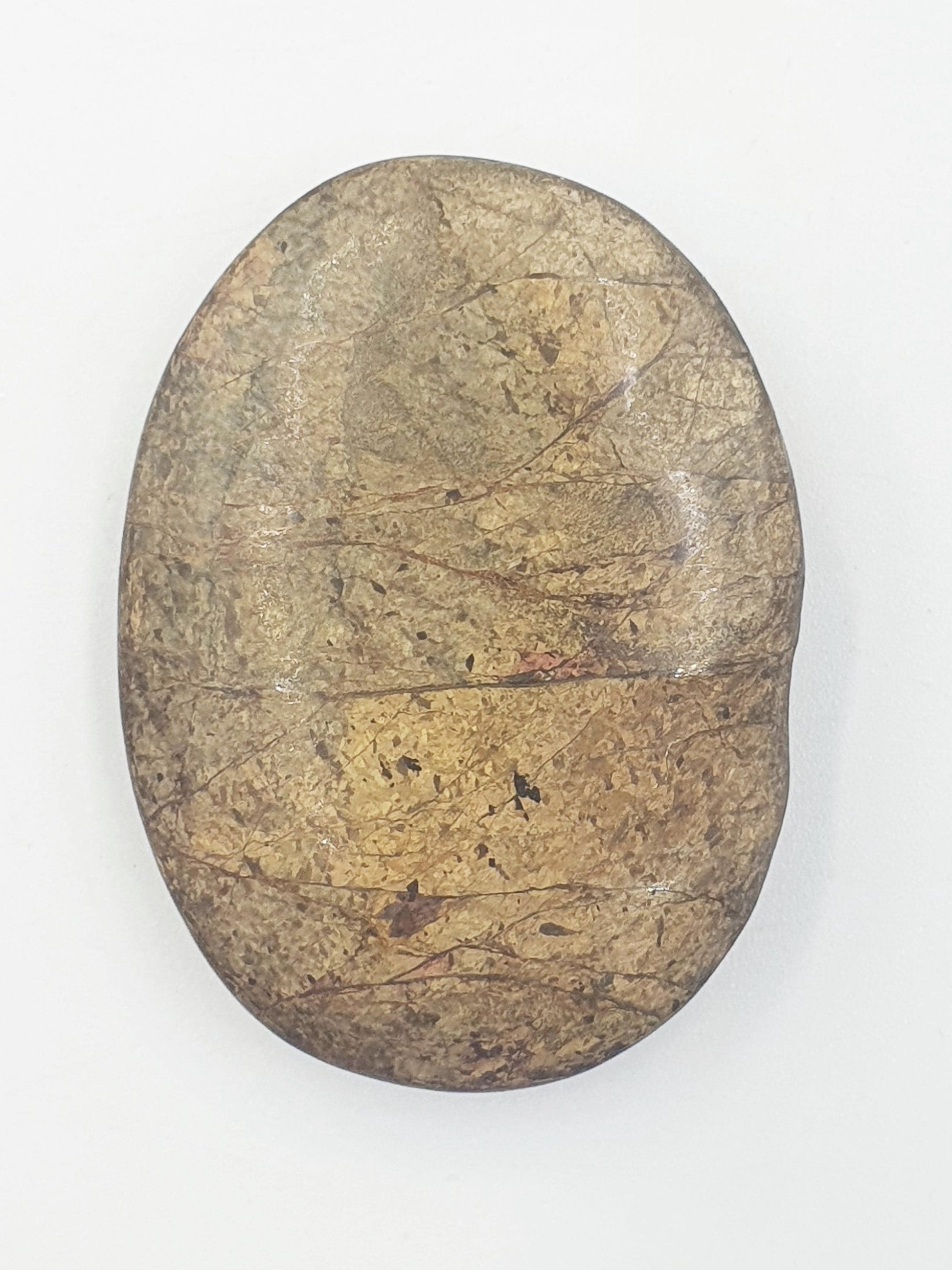 Bronzite Palm Stone - Protection & Grounding Crystal, 45g