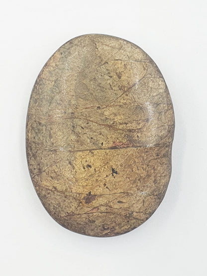 Bronzite Palm Stone - Protection & Grounding Crystal, 45g