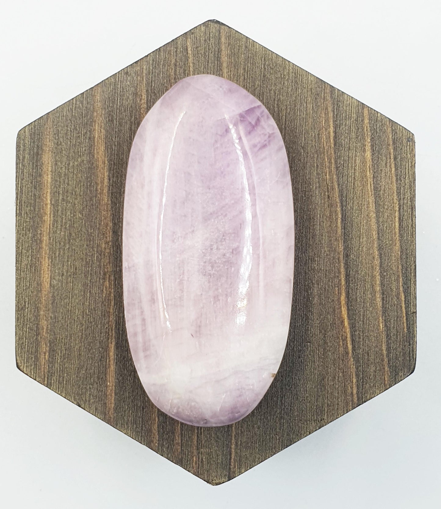 Flashy Kunzite Crystal Palm Stone - Heart Chakra & Emotional Healing Crystal, 80g
