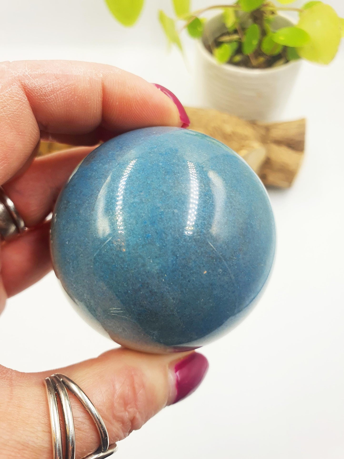 Trolleite Sphere – Peace, Spiritual Awakening & Emotional Healing Crystal Ball, 61mm