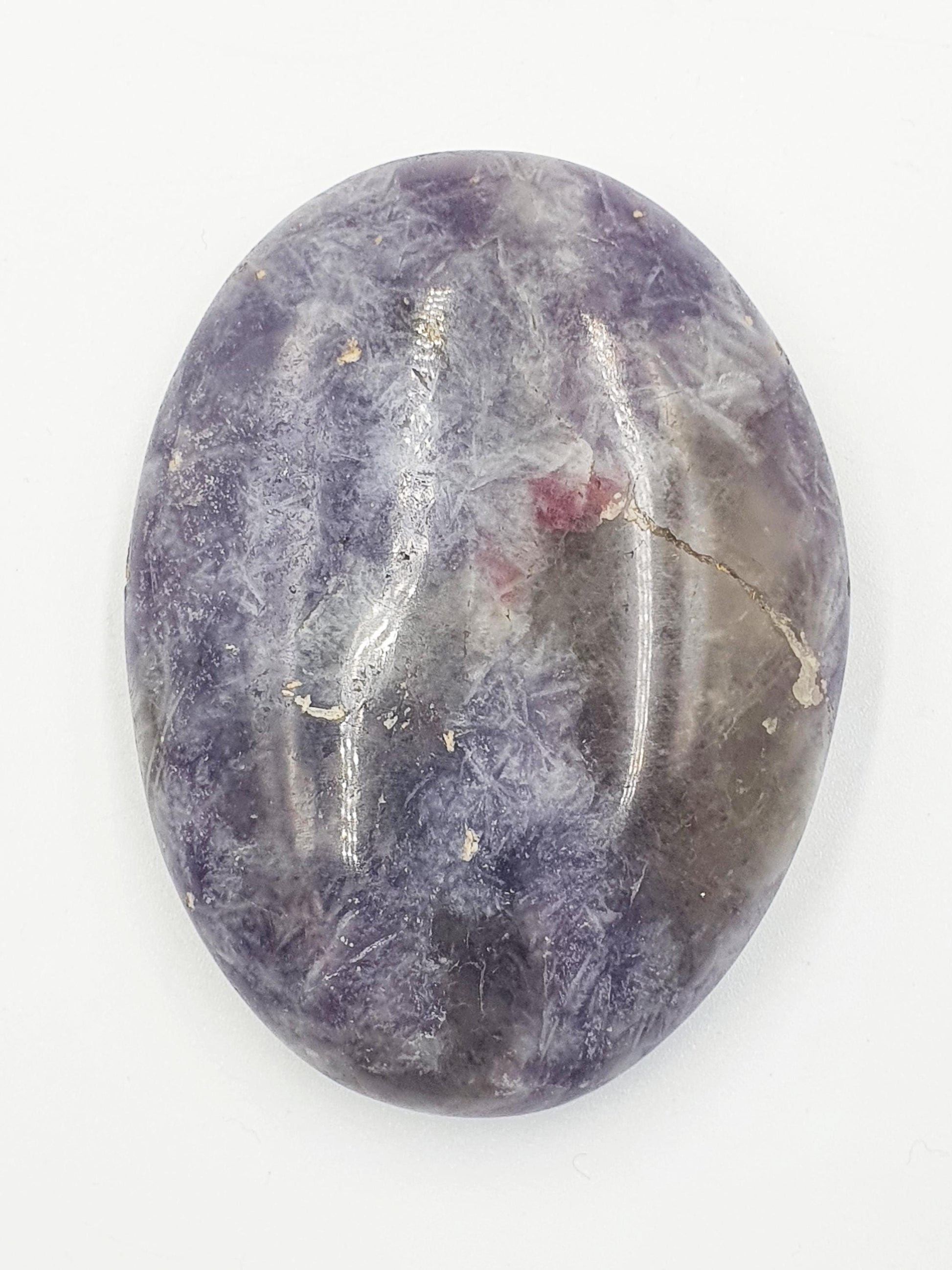 Large Flat Unicorn Stone Palm Stone (Pegmatite) – Calm, Comfort & Emotional Healing Crystal, 115g