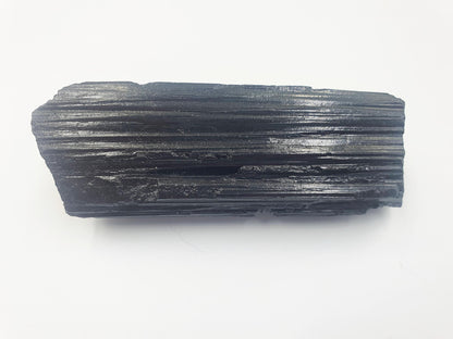 Flashy Raw Black Tourmaline Specimen - Natural Protection and Grounding Crystal - 135g