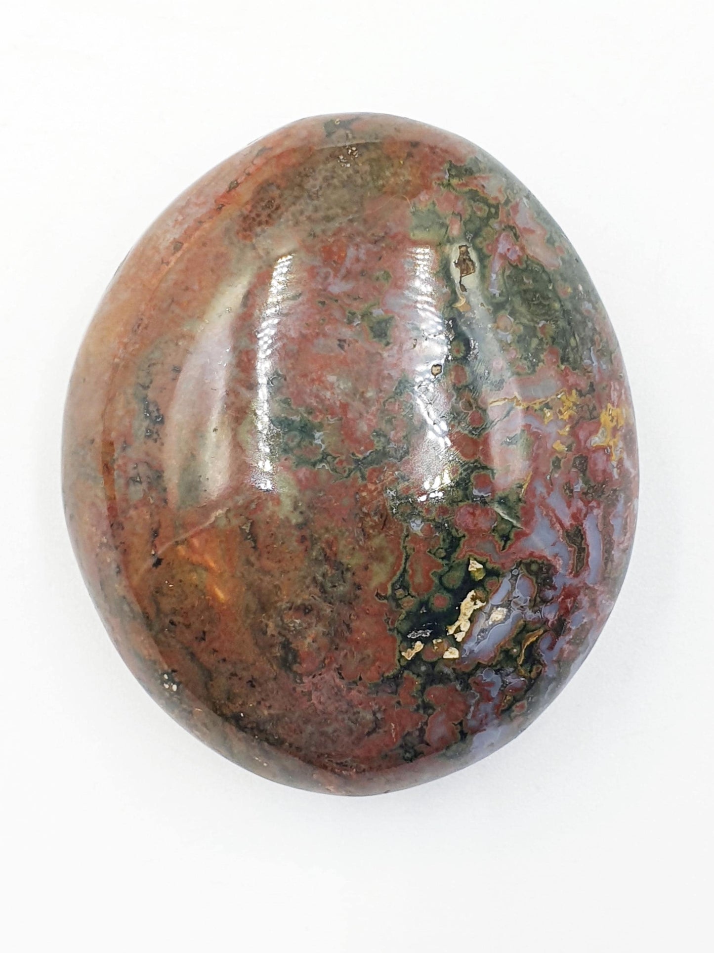 Ocean Jasper Palm - Joy & Renewal Healing Crystal - 90g