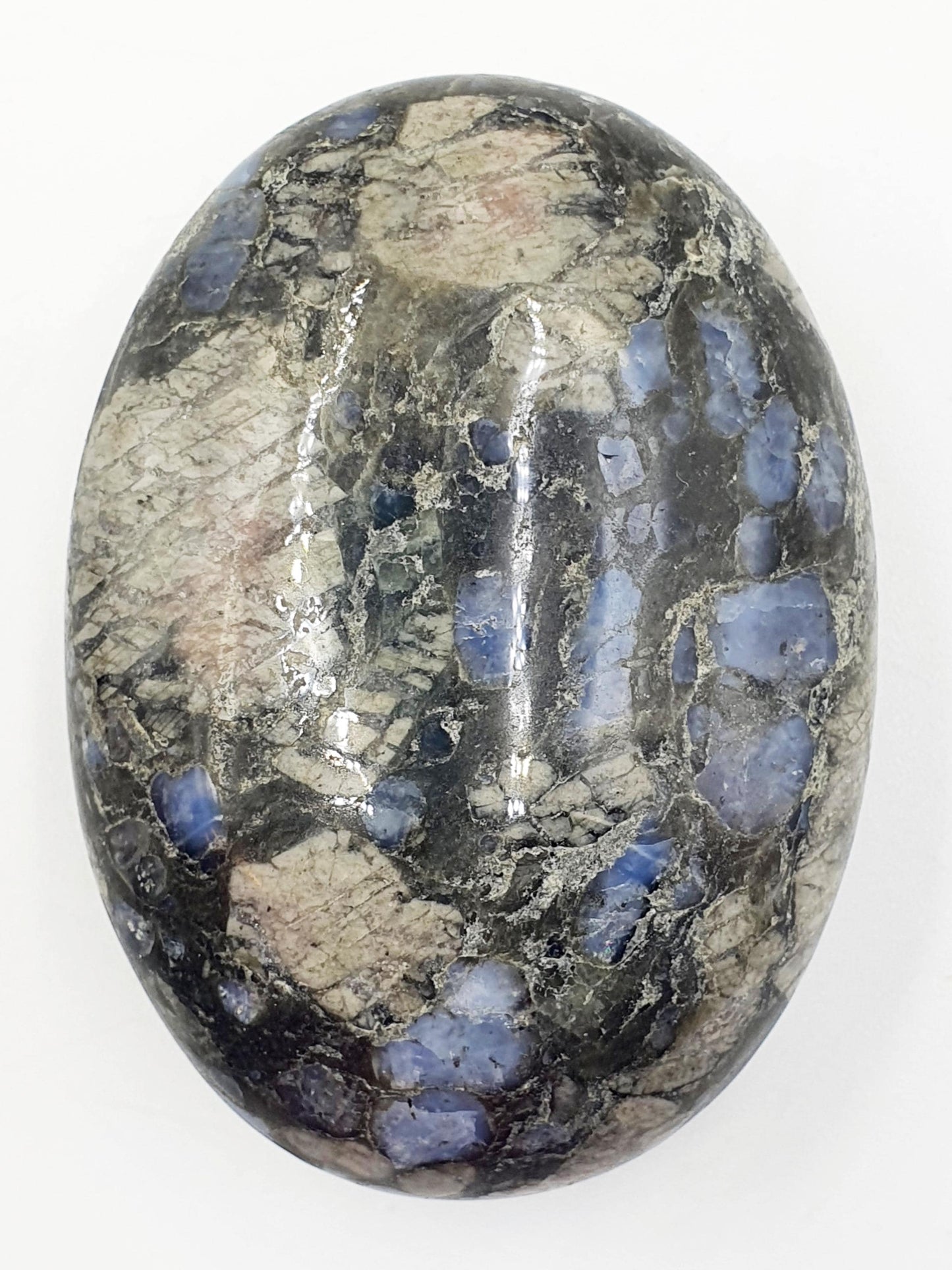 Que Sera (Llanite) Palm Stone - Uplifting & High Vibration Healing Crystal - 100g