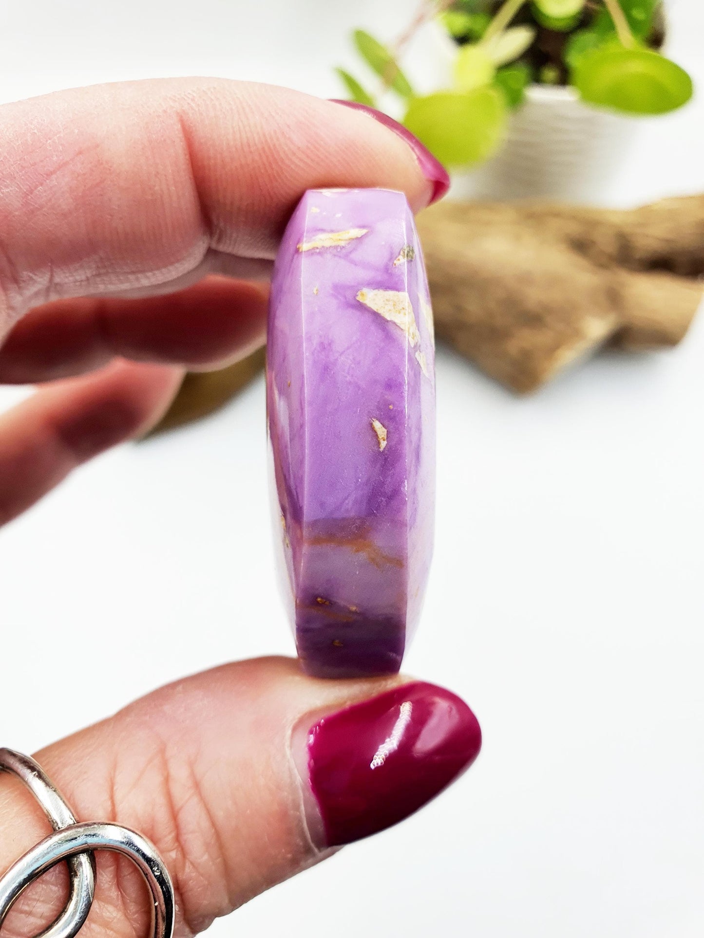 Little Phosphosiderite Palm Stone - Rare Calming & Spiritual Healing Crystal, 30g