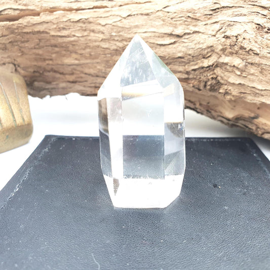 Little Clear Quartz Tower: Energy Amplifying Healing Crystal Point - 50g