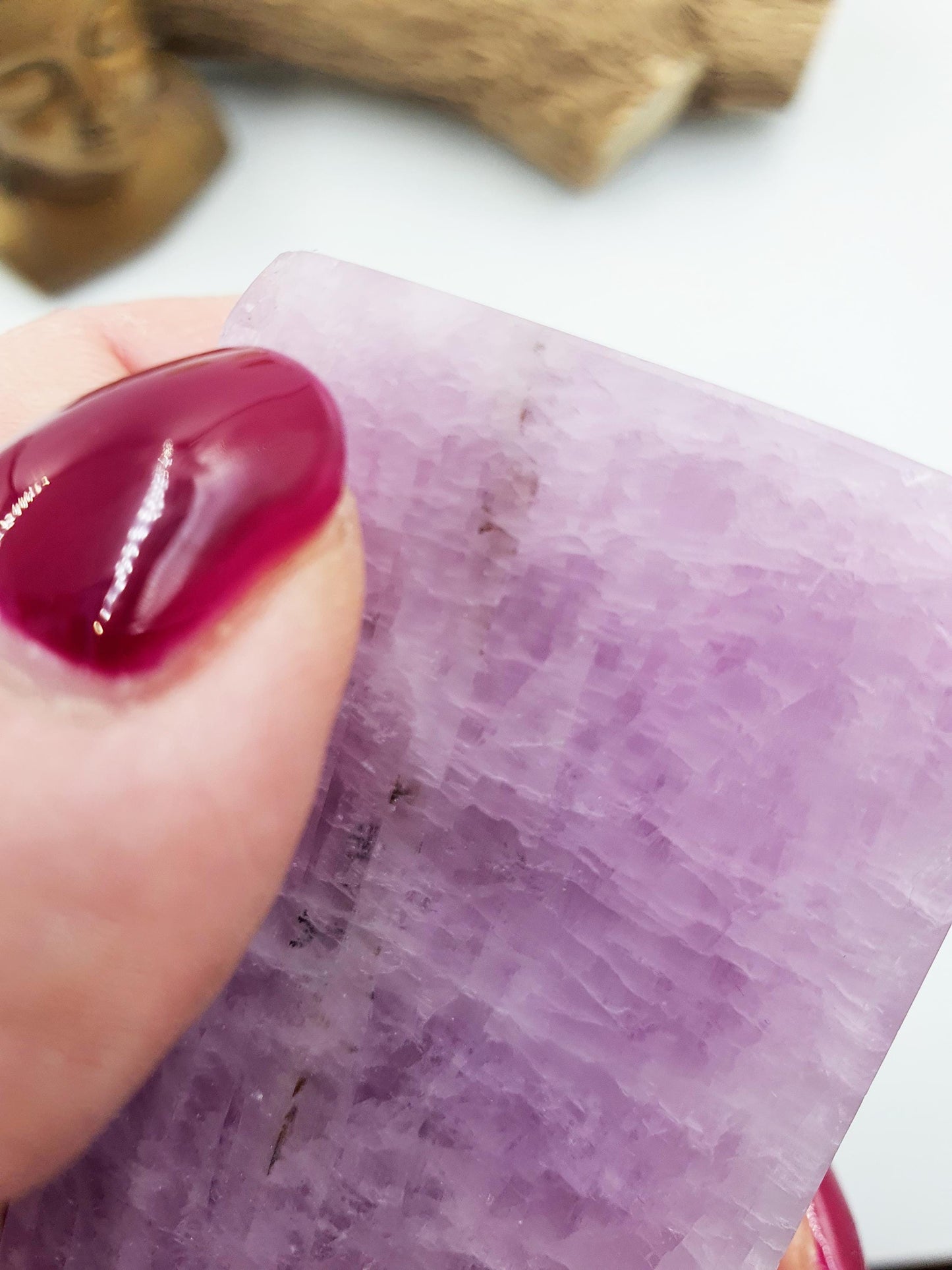 Kunzite Crystal Tower - Heart Chakra & Emotional Healing Crystal - 345g