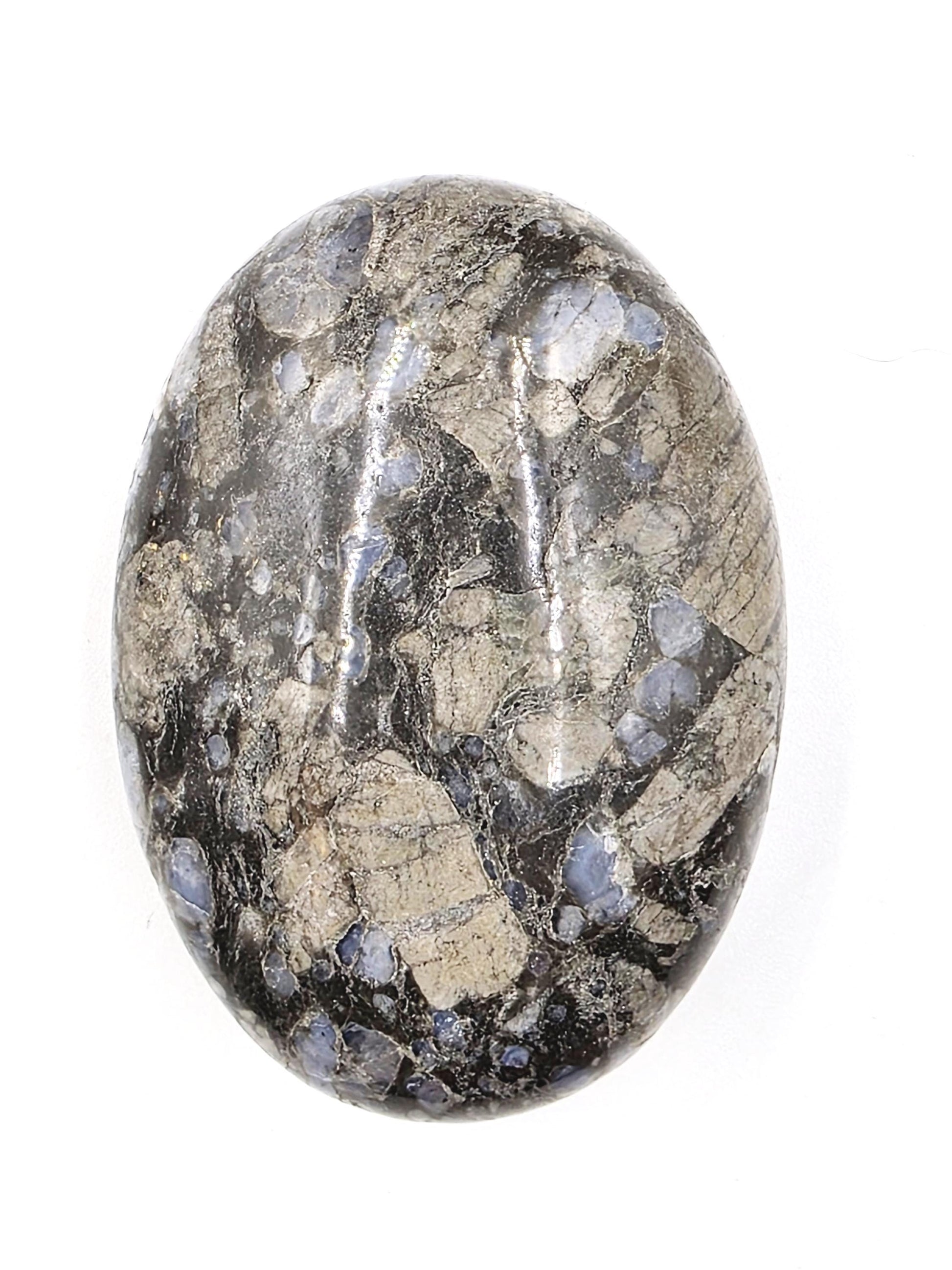 Que Sera (Llanite) Palm Stone - Uplifting & High Vibration Healing Crystal, 100g