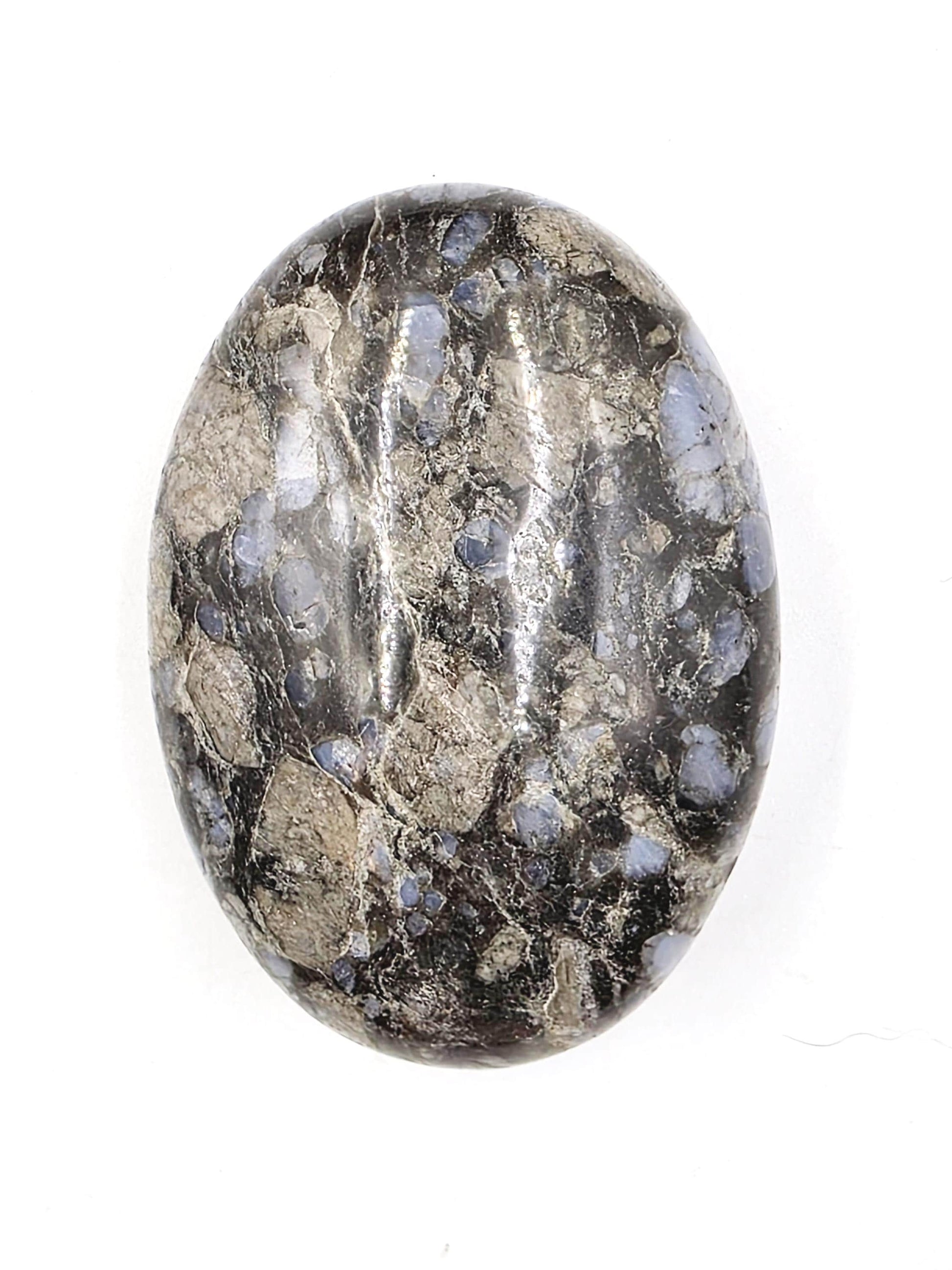 Que Sera (Llanite) Palm Stone - Uplifting & High Vibration Healing Crystal, 100g