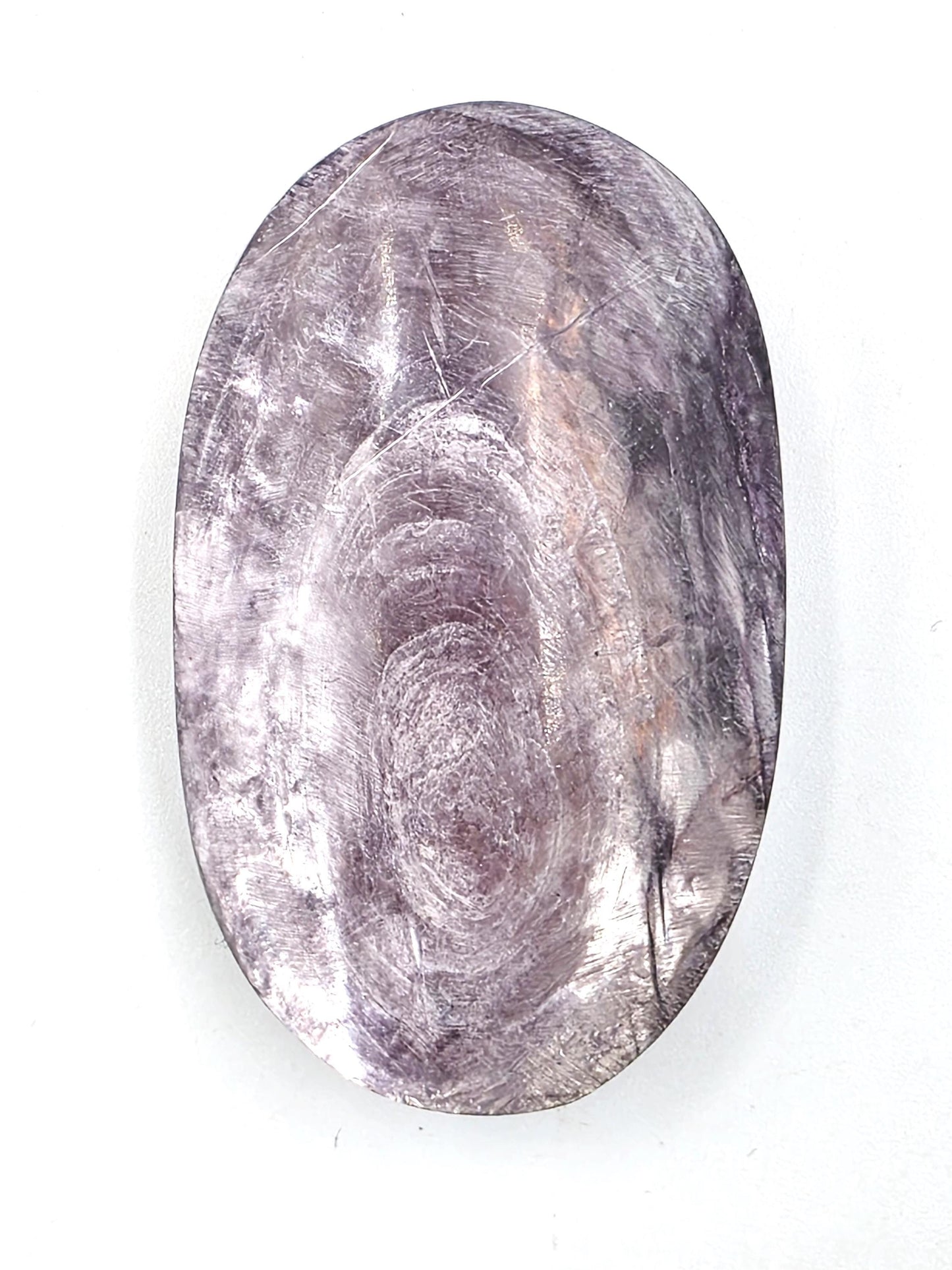 Purple Mica Palm Stone - Insight & Transformation Healing Crystal, 70g