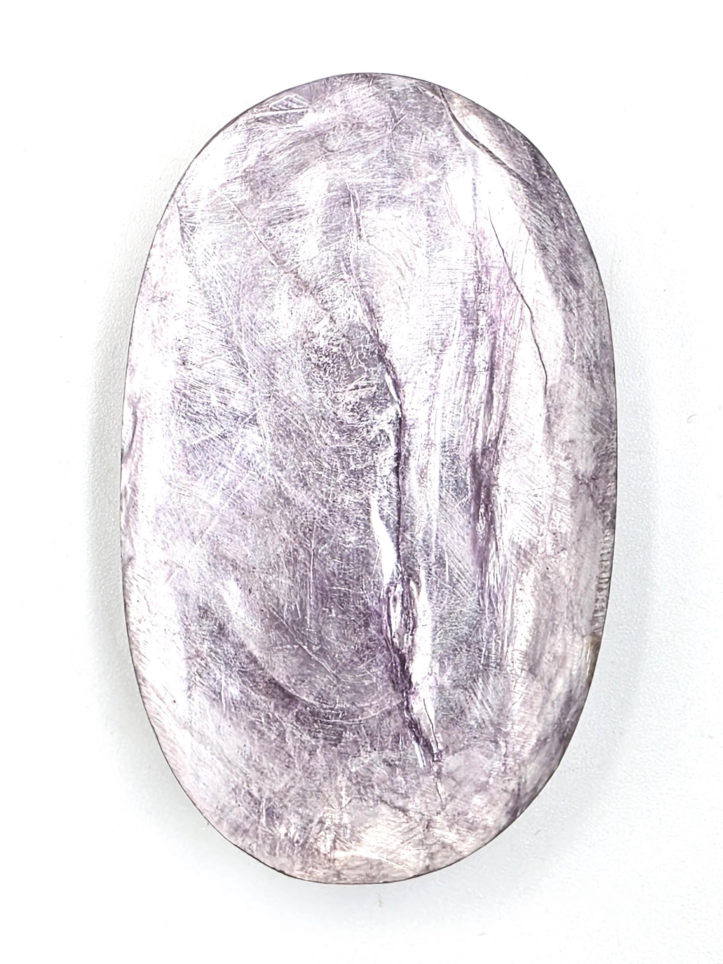 Purple Mica Palm Stone - Insight & Transformation Healing Crystal, 70g