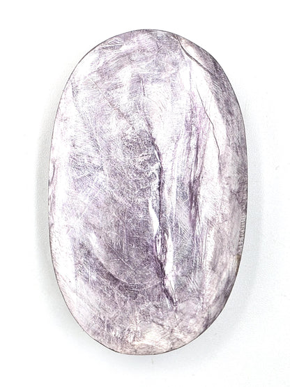 Purple Mica Palm Stone - Insight & Transformation Healing Crystal, 70g