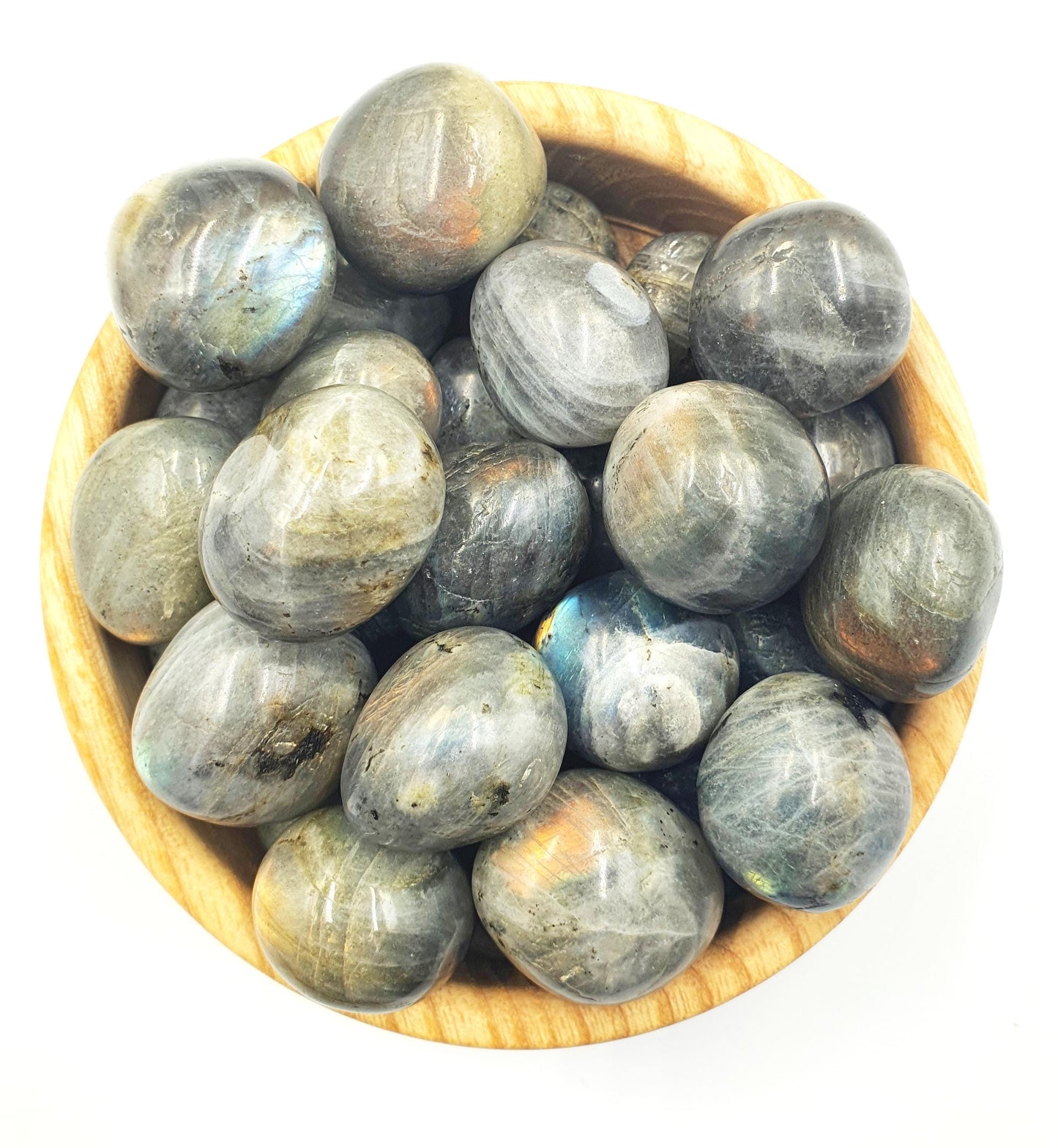Labradorite Tumble Stones – Intuition, Protection & Transformation Healing Crystals, approx 2-3cm