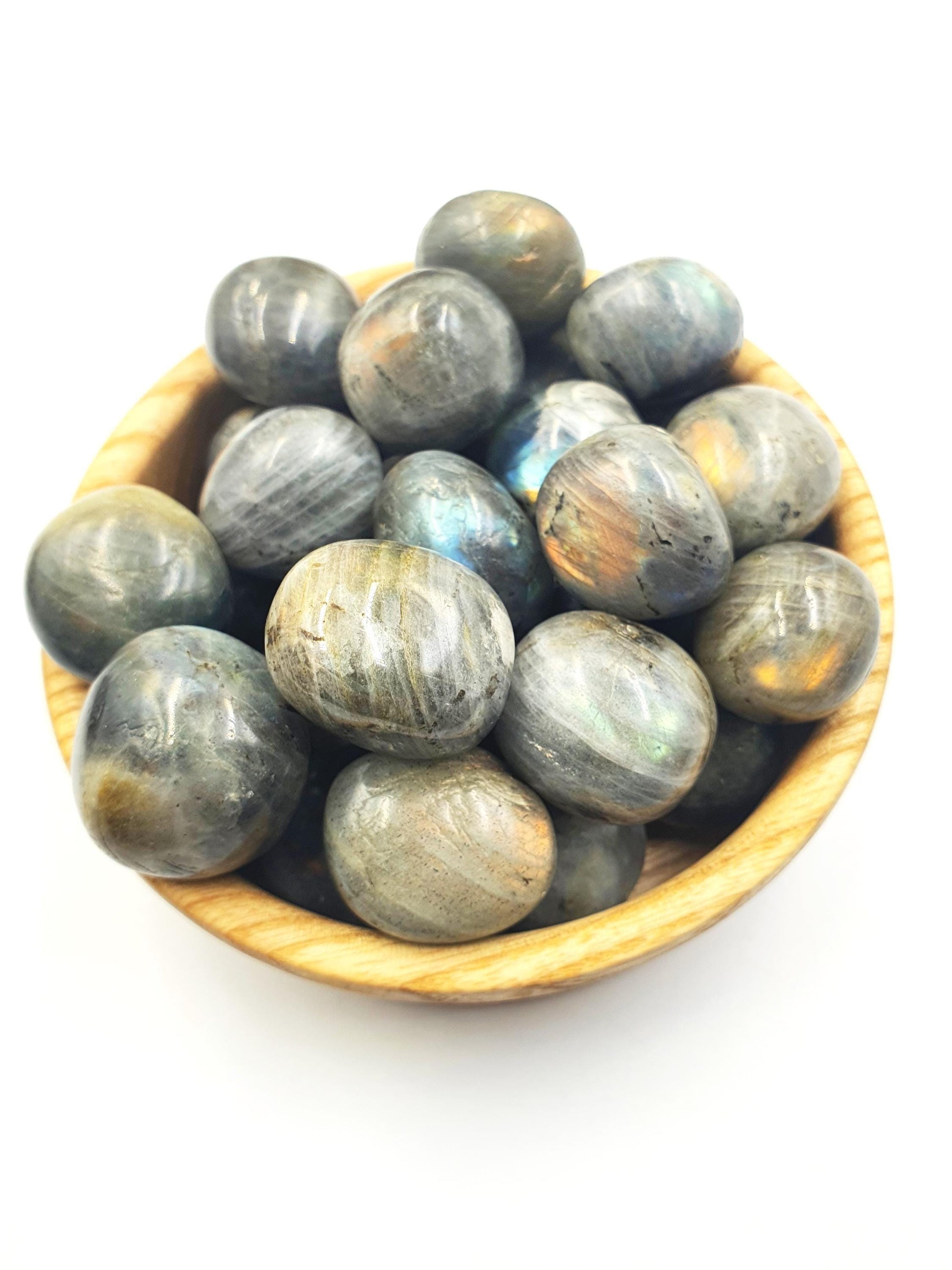 Labradorite Tumble Stones – Intuition, Protection & Transformation Healing Crystals, approx 2-3cm