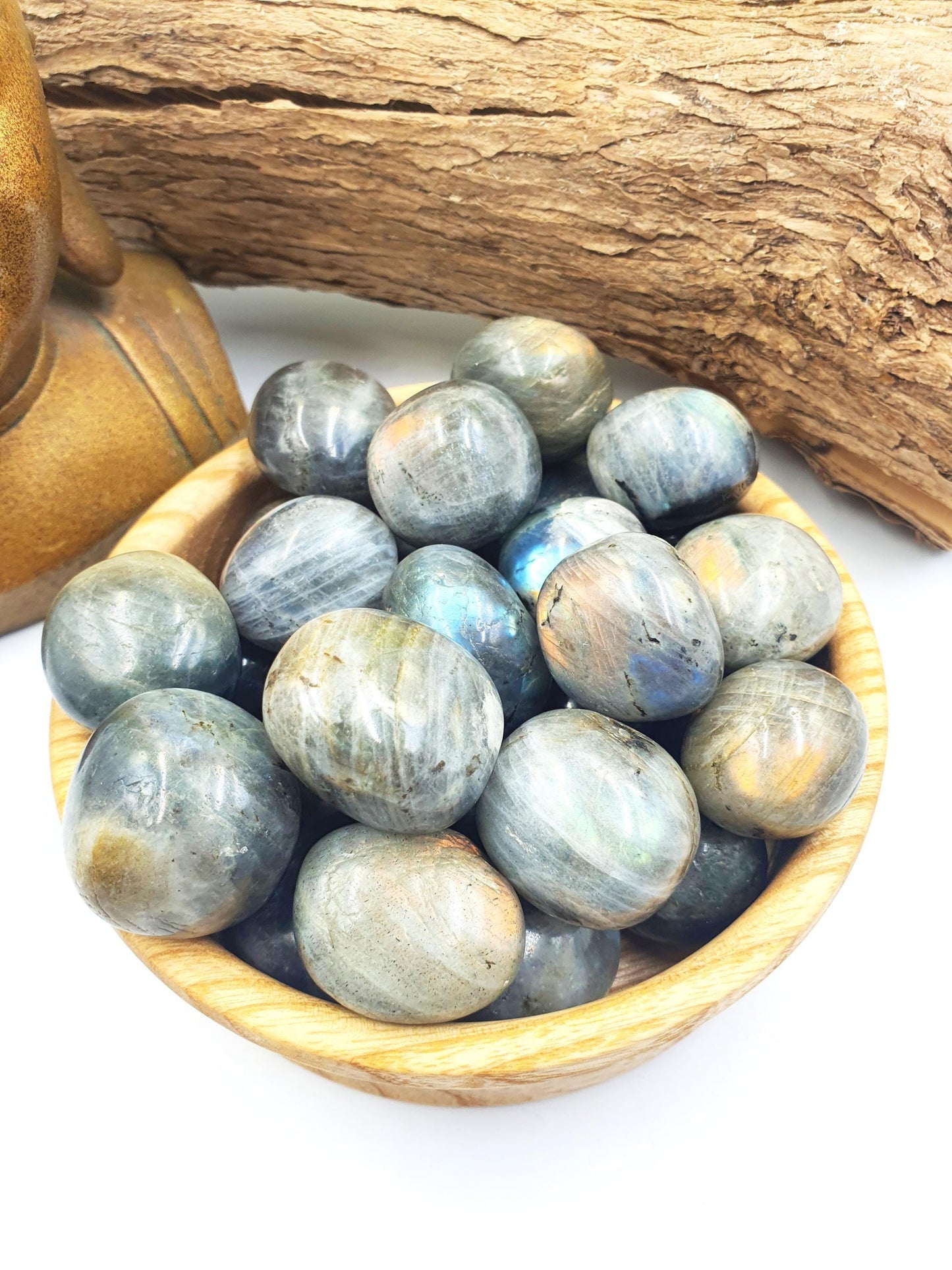Labradorite Tumble Stones – Intuition, Protection & Transformation Healing Crystals, approx 2-3cm
