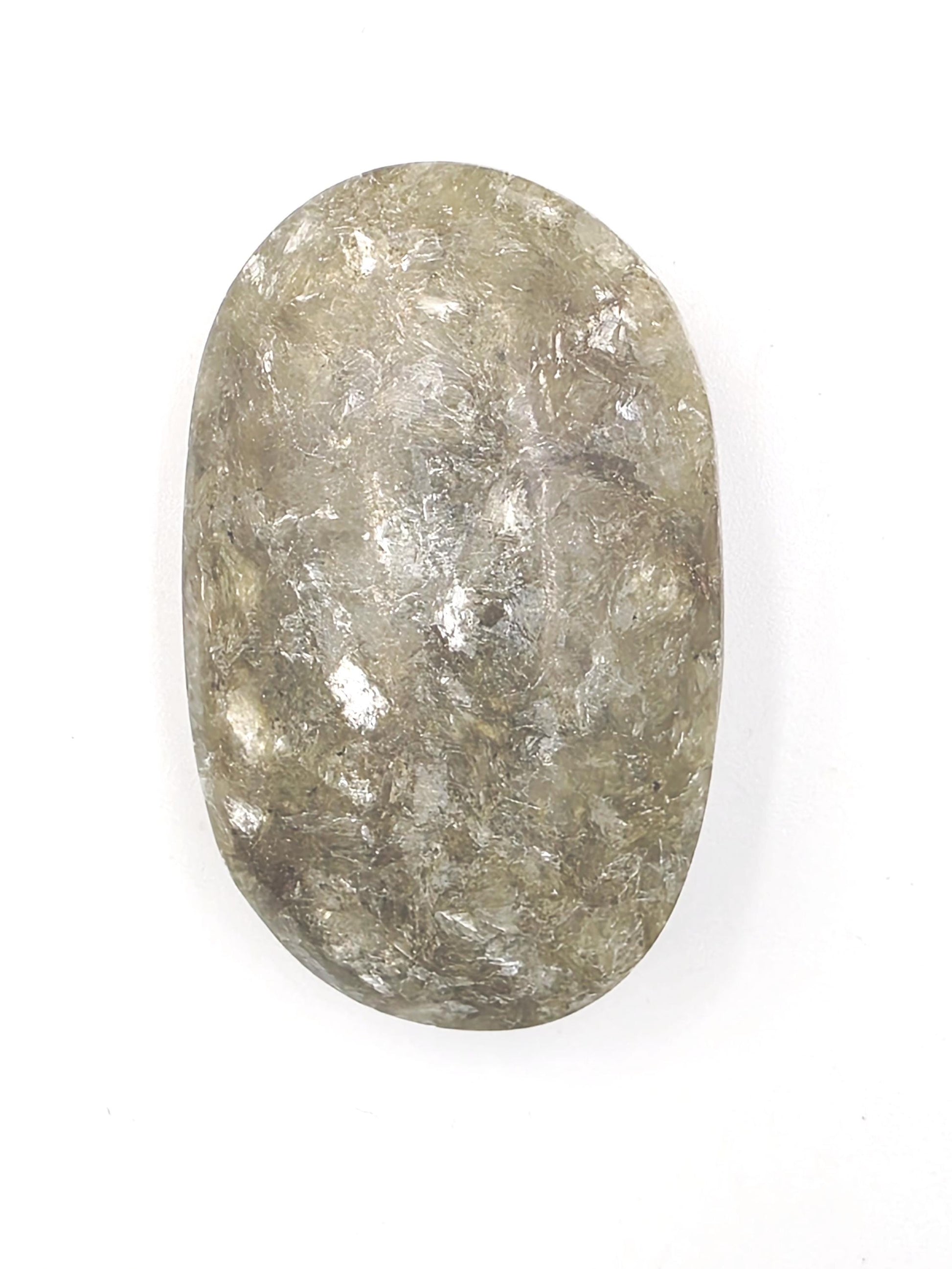 Golden Mica (Muscovite) Palm Stone – Confidence, Clarity & Emotional Strength Healing Crystal, 60g
