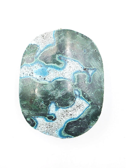 Chrysocolla & Malachite Palm Stone – Healing, Transformation and Emotional Balance Crystal, 65g